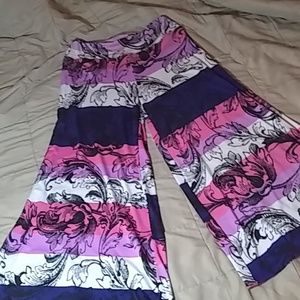 Oversized flare legged pants